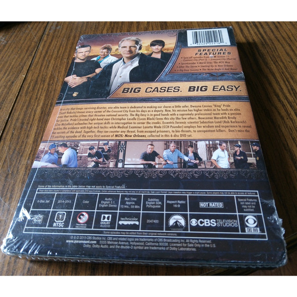 NCIS New Orleans Season 1 DVD Set New Sealed (2015 CBS Studios Inc.) - Picture 2 of 3